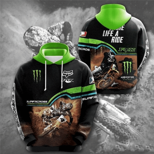 Fox Racing X Monter Energy 1 Fan Gift 3d Hoodie 210 Moonbestprint