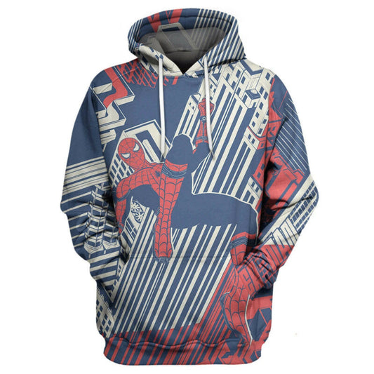 Spiderman Hoodie Spider Man Vintage Hoodie Zip Hoodie Moonbestprint