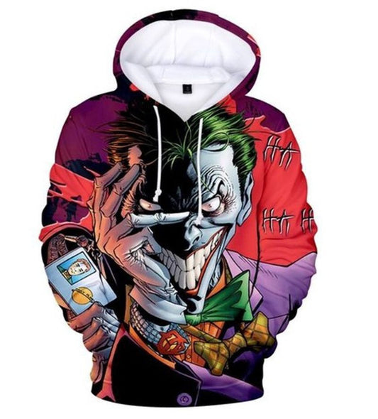 Joker Suicide Squad Creepy Halloween 3d Hoodie Moonbestprint