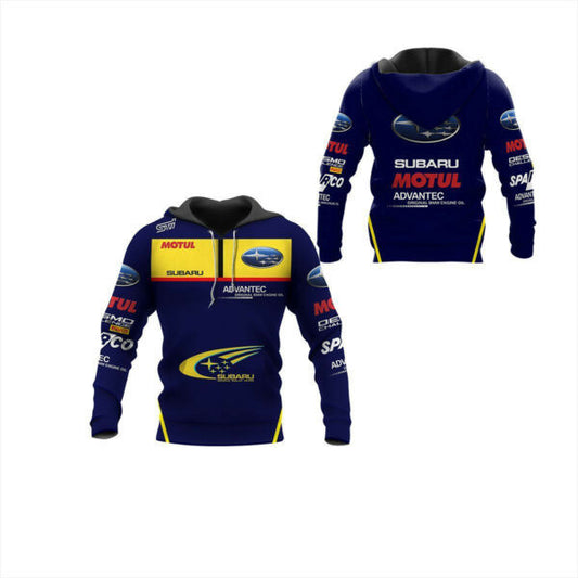Subaru Racing Shirt Fan Gift 580, Stylist Unisex 3d Hoodie Zip Hoodie 2644 Moonbestprint