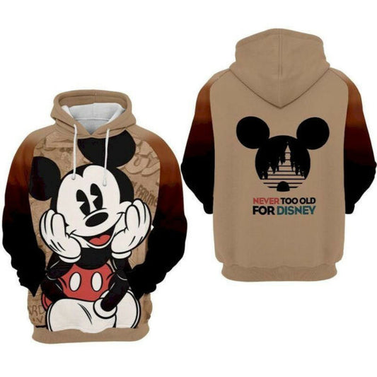 Mickey Mouse Disney Hoodie, Mickey Mouse Disney Gift For Fan Ver4, Aop Hoodie 2437 Moonbestprint