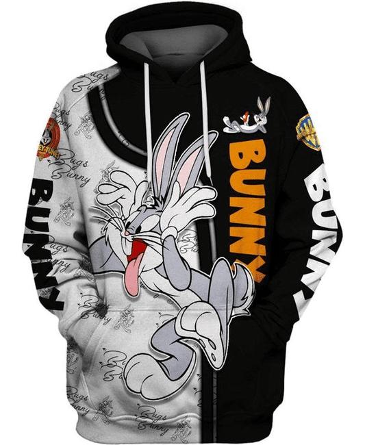 Bugs Bunny Looney Tunes Flims 38 Fan Gift Stylist Unisex Cartoon Graphic Outfits Aop Hoodie, Zip Hoodie 822 Moonbestprint