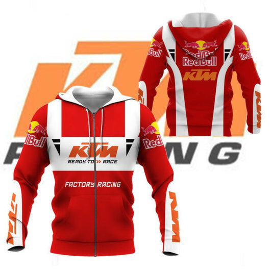 Red Bull Ktm Factory Racing F1 8k107 Fan Gift 3d Zip Hoodie Hoodie Ii0 2474 Moonbestprint