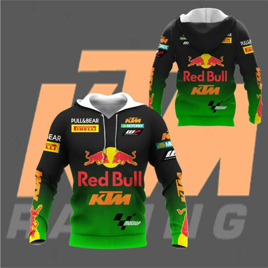 Ktm Racing Shirt Fan Gift 802, Stylist Unisex 3d Hoodie Zip Hoodie 1341 Moonbestprint