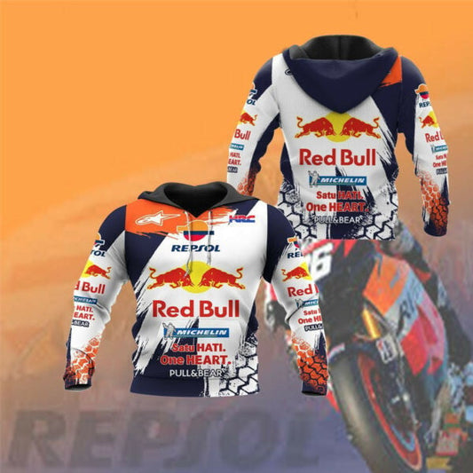 Repsol Honda Shirt Fan Gift 116, Stylist Unisex 3d Hoodie Zip Hoodie 2581 Moonbestprint
