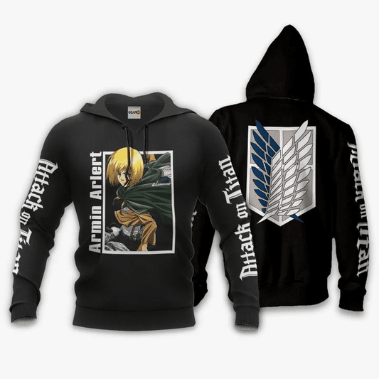Armin Arlert Attack On Titan Anime Manga For Men And Women 3d Hoodie Zip Hoodie Moonbestprint