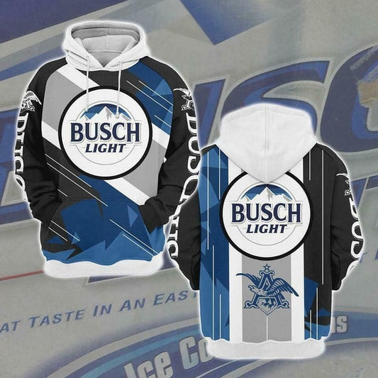 Details About Unisex Busch Light Beer Lover 3d Hoodie All Over Prints Moonbestprint