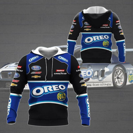 Oreo Nascar Racing Shirt Fan Gift 647, Stylist Unisex 3d Hoodie Zip Hoodie 2305 Moonbestprint