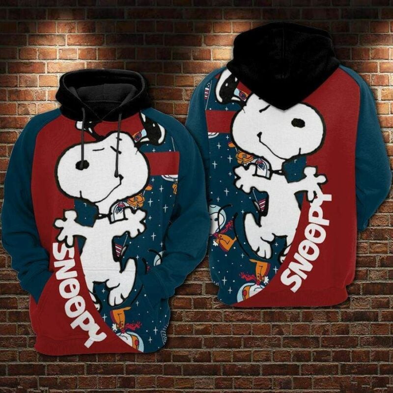 The Peanuts Snoopy Cute Mix Color 3d Hoodie Zip Hoodie Moonbestprint