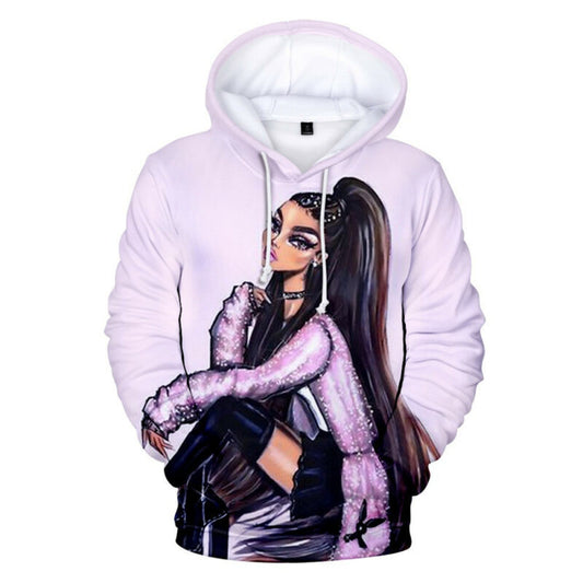 3d Ariana Grande Lihlooho Hoodie Moonbestprint