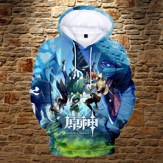 Anime Genshin Impact Over Print 3d Hoodie Zip Hoodie 5 Moonbestprint