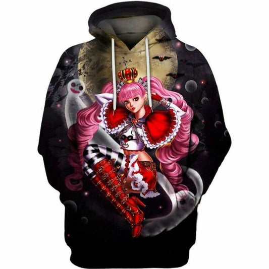 Perona One Piece Over Print 3d Hoodie Zip Hoodiee Moonbestprint
