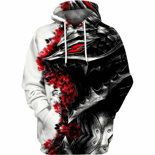 Guts? Black Berserk Rage Over Print 3d Hoodie Zip Hoodie Moonbestprint