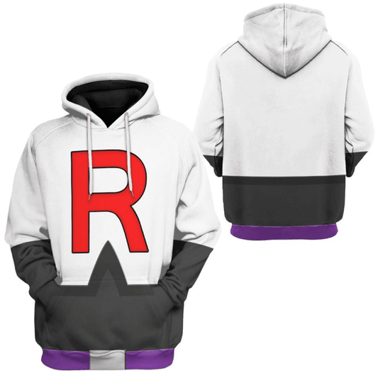 Pokemon Rocket Team 3d Hoodie Moonbestprint