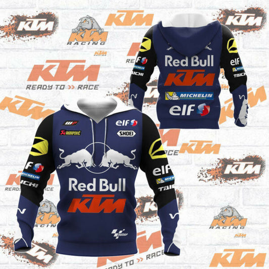 Ktm Racing Shirt Fan Gift 610, Stylist Unisex 3d Hoodie Zip Hoodie 669 Moonbestprint