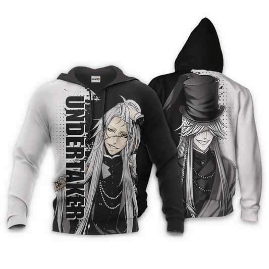 Undertaker Anime Manga Black Butler For Men And Women 3d Hoodie Zip Hoodie Moonbestprint