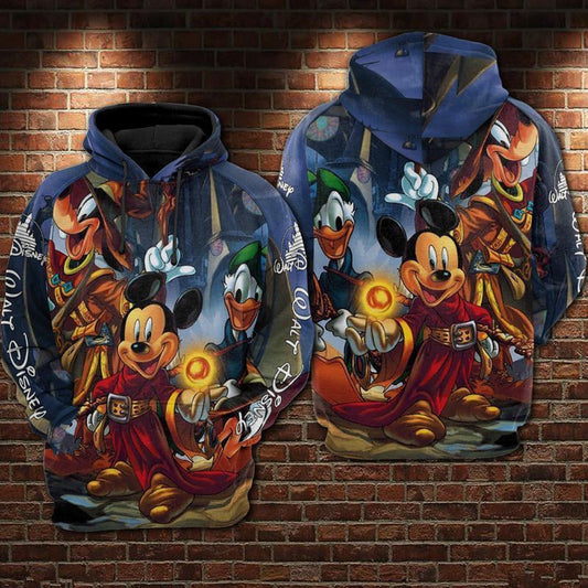 Mickey Disney Over Print 3d Hoodie Zip Hoodie 371 Moonbestprint