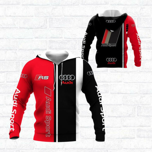 Audi Sport Luxury Car 8k297 Fan Gift 3d Zip Hoodie Hoodie Ii0 1587 Moonbestprint