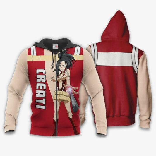 Momo Yaoyorozu Anime My Hero Academia Manga 2k2 Fan Gift Stylist Unisex Cartoon Graphic Outfits Aop 3d Hoodie Zip Hoodie 1984 Moonbestprint