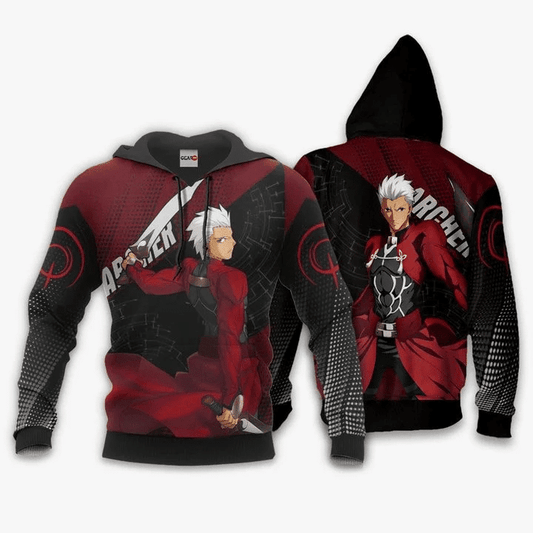 Fate Stay Night Archer Anime Manga For Men And Women 3d Hoodie Zip Hoodie Moonbestprint