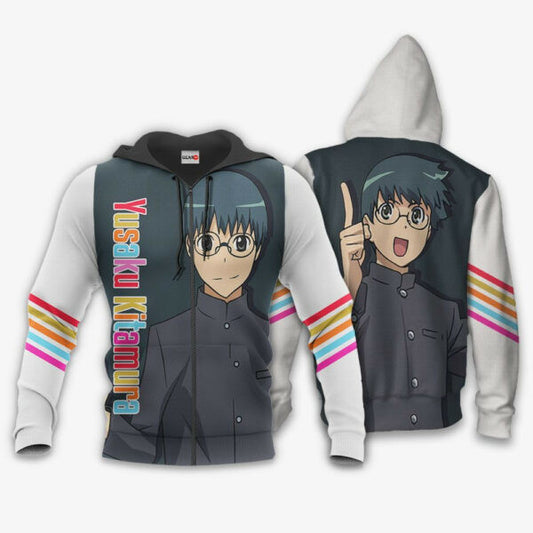Toradora Yusaku Kitamura Anime 3k171 Fan Gift Stylist Unisex Cartoon 3d Hoodie Zip Hoodie 2696 Moonbestprint