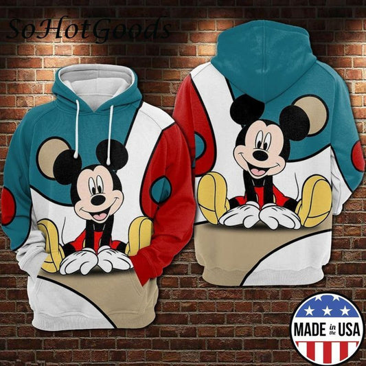 Mickey Full Printing Hoodie Walt Disney Full Printing 3d Hoodie 630 Moonbestprint