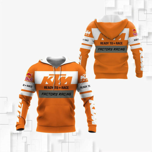 Ktm Racing Shirt Fan Gift 801, Stylist Unisex 3d Hoodie Zip Hoodie 1274 Moonbestprint