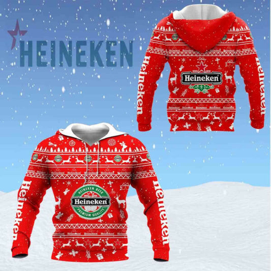 Heineken Shirt Fan Gift 182, Stylist Unisex 3d Hoodie Zip Hoodie 1735 Moonbestprint