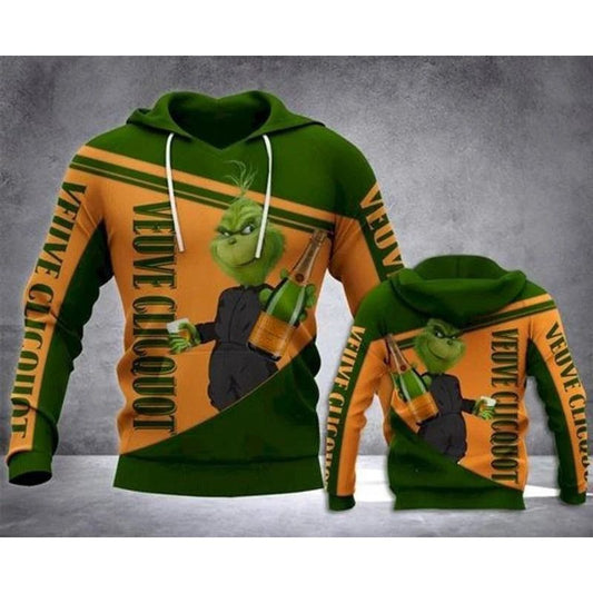 Grinch Veuve Clicquot For Men For Women 3d Hoodie Moonbestprint