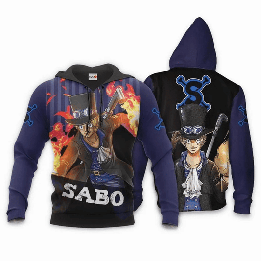 One Piece Sabo Anime Manga One Piece For Men And Women 3d Hoodie Zip Hoodie Moonbestprint