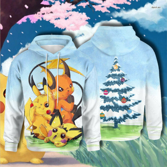 Pokemon Hoodie, Pokemon Gift For Fan, Pokemon Gift Ver10, Aop Hoodie 2162 Moonbestprint