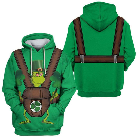 Grinch Shirt Christmas Baby Grinch Green 3d Hoodie Zip Hoodie Moonbestprint