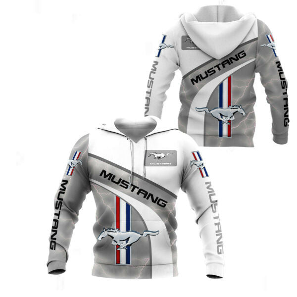 Ford Mustang Luxury Car 8k202 Fan Gift 3d Zip Hoodie Hoodie Ii0 1230 Moonbestprint