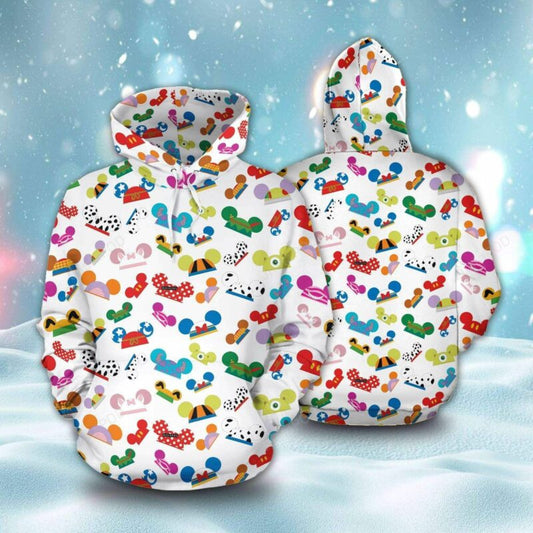 Mickey 3d All Over Print Hoodie, Zip-up Hoodie 01 Moonbestprint
