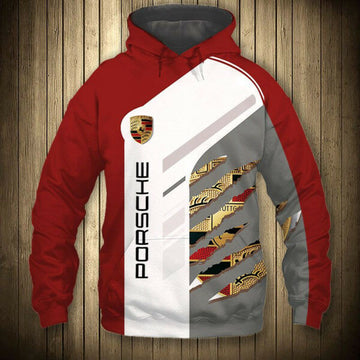 Porsche Sport Car 6k952 Fan Gift Stylist Unisex Cartoon 3d Hoodie Zip Hoodie 2803 Moonbestprint