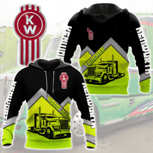 Custom Name Kenworth Trucks Racing Team 7k901 Fan Gift 3d Zip Hoodie Hoodie Ii0 1334 Moonbestprint