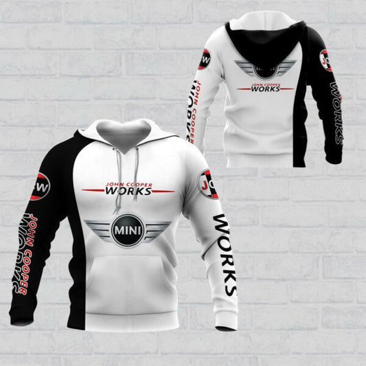Mini John Cooper Works Shirt Fan Gift 689, Stylist Unisex 3d Hoodie Zip Hoodie 1864 Moonbestprint