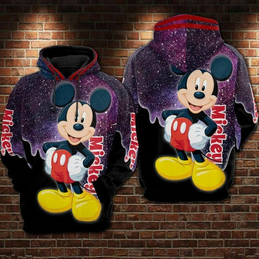 Mickey Mouse 3 Over Print 3d Hoodie Zip Hoodie Moonbestprint