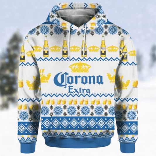 Corona Extra Beer Bottles Fan Gift, Corona Extra Beer Bottles Aop Hoodie 337 Moonbestprint