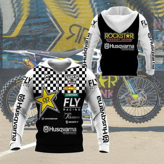 Husqvarna Racing Shirt Fan Gift 558, Stylist Unisex 3d Hoodie Zip Hoodie 280 Moonbestprint
