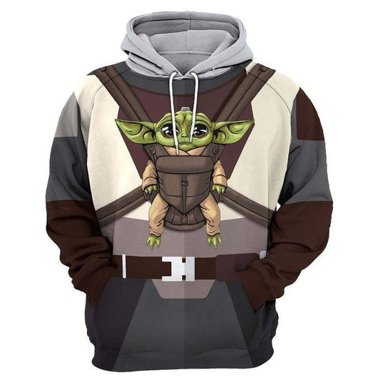 The Hangover Baby Yoda Mandalorian Star Wars Gift For Fan 3d Hoodie Moonbestprint