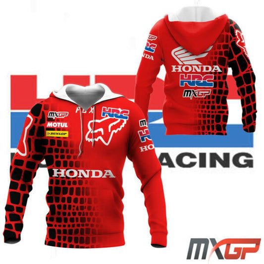 Honda Hrc Mxgp Shirt Fan Gift 305, Stylist Unisex 3d Hoodie Zip Hoodie 1239 Moonbestprint