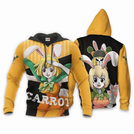 Rabbit Mink Carrot One Piece Anime Manga For Men And Women 3d Hoodie Zip Hoodie Moonbestprint