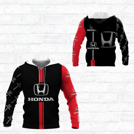 Honda Shirt Fan Gift 985, Stylist Unisex 3d Hoodie Zip Hoodie 1645 Moonbestprint