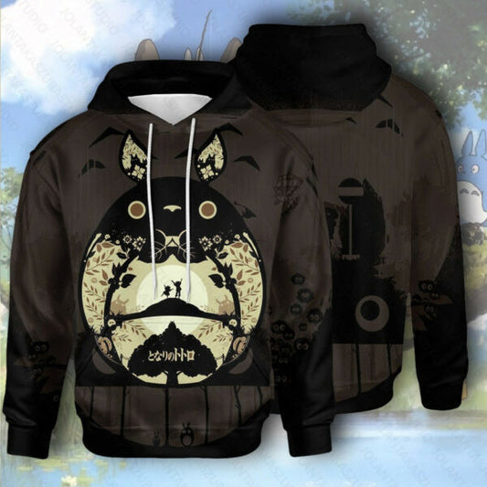 Totoro Hoodie, Totoro Gift Adult, Totoro Gift For Fan Ver2, Aop Hoodie 2274 Moonbestprint