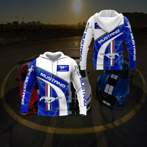 Ford Mustang Luxury Car 8k196 Fan Gift 3d Zip Hoodie Hoodie Ii0 84 Moonbestprint