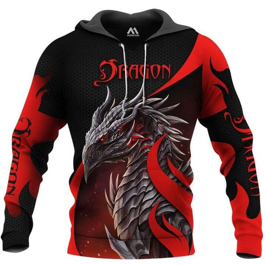 Dragon Full Over Printing Hoodie 3d Hoodie Moonbestprint