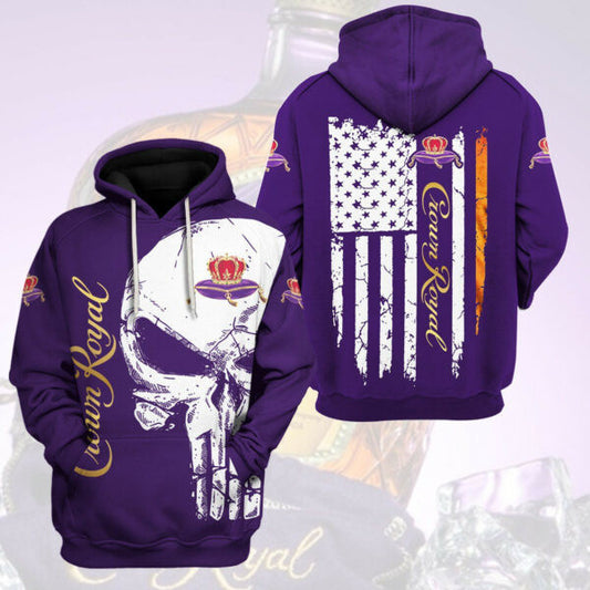 Crown Royal Punisher Skull Trending Hoodie 532 118 Moonbestprint