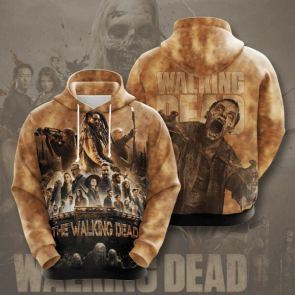 The Walking Dead Fan Gift, The Walking Dead Aop Hoodie 2051 Moonbestprint