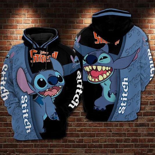 Lilo And Stitch Over Print 3d Hoodie Zip Hoodie 1190 Moonbestprint